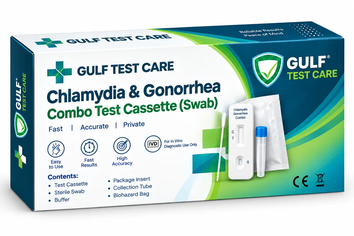 Chlamydia & Gonorrhea Combo Test Cassette - HIV Test Kit Malaysia
