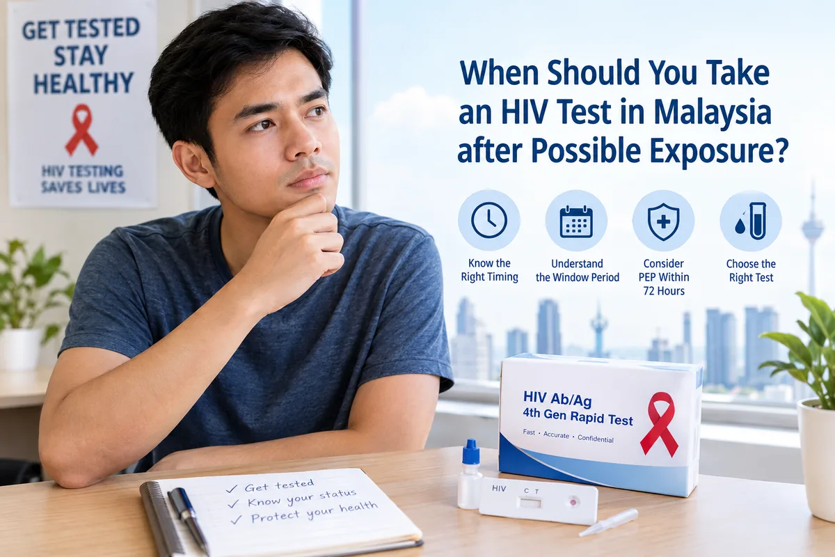 When Should You Take an HIV Test in Malaysia After Possible Exposure?