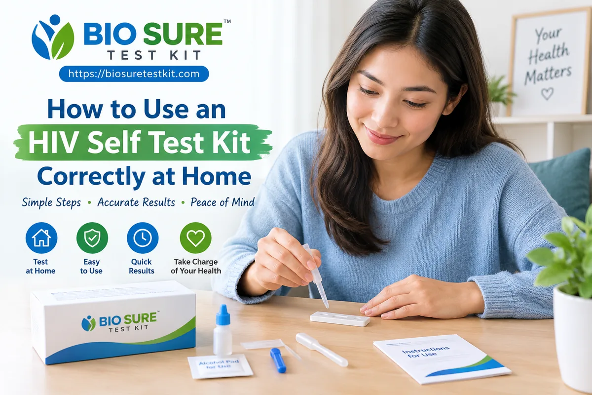 How to Use an HIV Self Test Kit Correctly at Home
