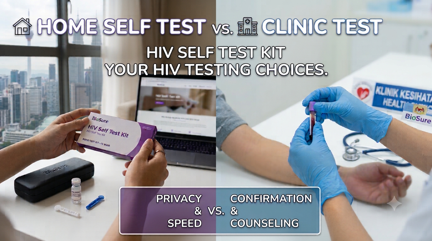 HIV Self Test Kit vs Clinic Test: Which Option Is Right for You in Kuala Lumpur?